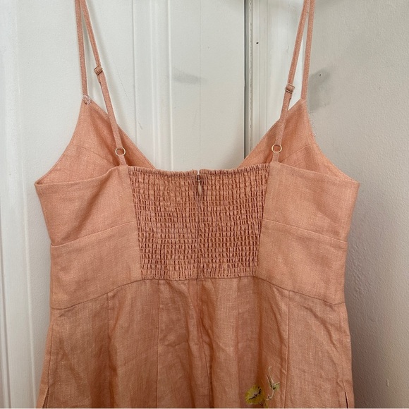 Zimmermann Peach Floral Dress - Picture 10 of 11